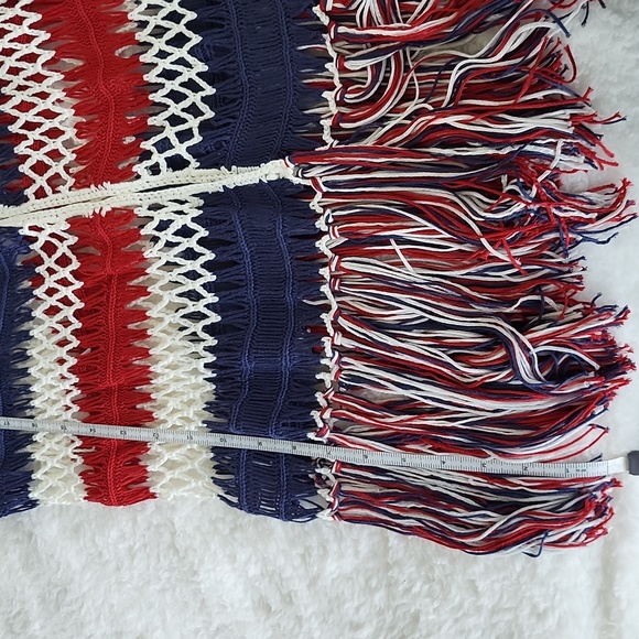 Frazzle fringe vest NWT Size L Cracker Barrel - Picture 11 of 13